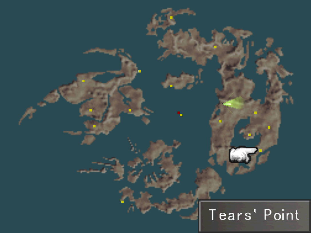 Tears Point Map Location